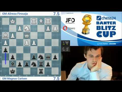 Magnus Carlsen Casually loses $14,000 like it's nothing.  Alizera Firouzja wins Banter Blitz Final