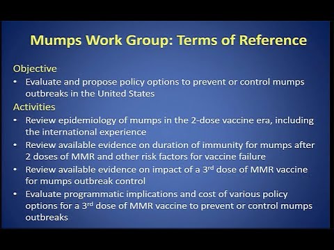 June 2018 ACIP Meeting - Mumps; Herpes Zoster; Public Comment