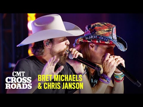 Bret Michaels & Chris Janson Perform "Your Mama Don't Dance” | CMT Crossroads