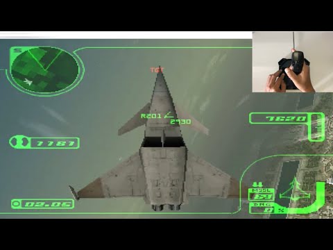 MISSION 01 - ACE COMBAT 3 | LOGITECH ATK 3 GAMEPLAY | [EF TYPHOON II]