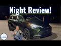 2025 Toyota Sienna Night Review Drive Interior Tour