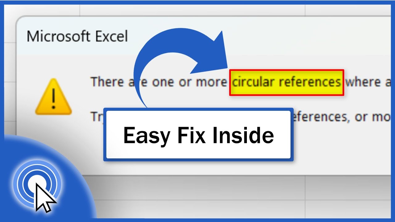 How to Find a Circular Reference in Excel (And How to Fix It)