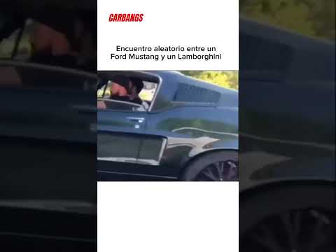 Encuentro aleatoria entre un Mustang y un Lamborghini