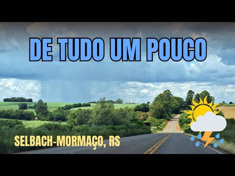 Viagem com calorão, vento quente, virada e chuva forte no Rio Grande do Sul - 11/02/2025