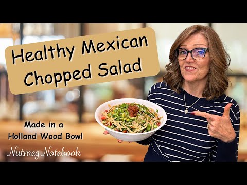 How to Make a Colorful Healthy Mexican Chopped Salad Everyone Loves!