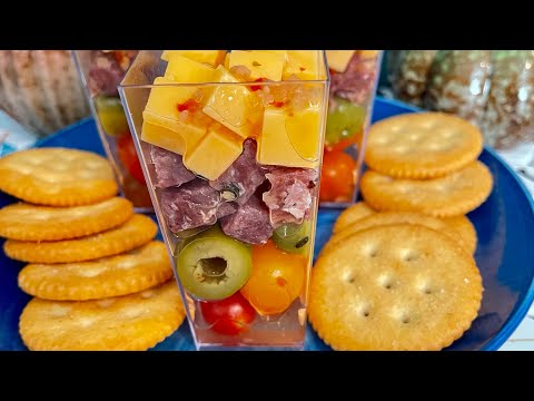 Charcuterie Mini Cups a game changer 🏈🏈🏈