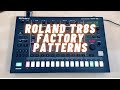 Roland TR8S All Factory Patterns - no talking -