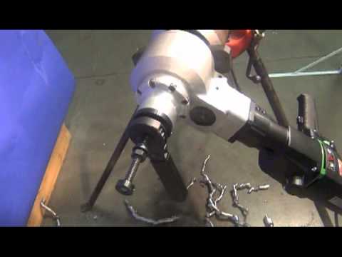 ID Clamping Electric PrepZilla MILLHOG® 1.575" ID to 8.625" OD Pipe Beveling Machine