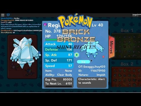 Pokemon Brick Bronze - SHINY REGICE!!!!