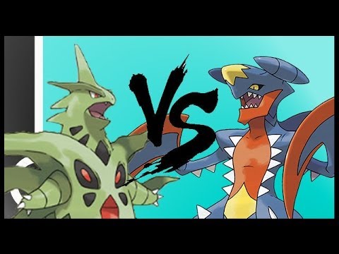 Friday Night Pokemon Fight! No.2 - Mega Garchomp Vs Mega Tyranitar!!!