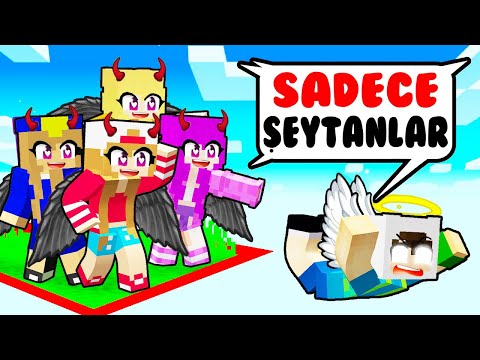 ŞEYTAN KIZ HAYRANLARIM VS MELEK ENES ARSLAN - 😱 Minecraft