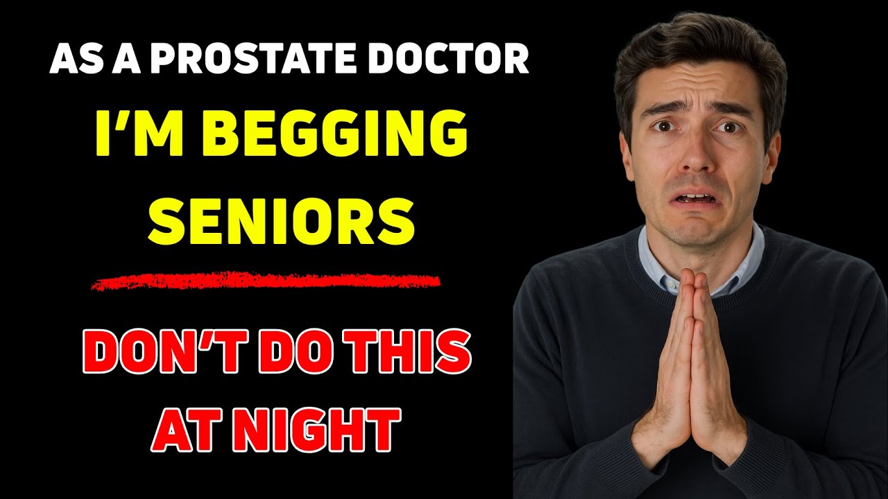 As a Prostate Doctor, I’m BEGGING Seniors: STOP Doing THIS Before Bed!