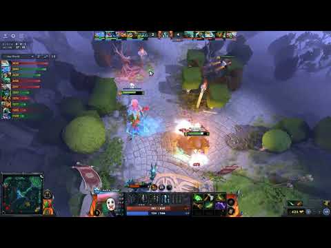 Ame - Naga Siren Safelane | Dota 2 7.32e Gameplay