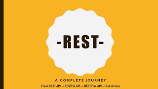 Hello World API  - Flask Rest API Complete Series