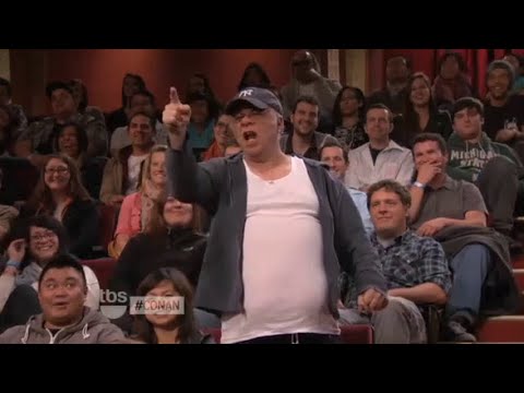 Conan - One Hour Earlier Best of Spectacular Clip [Rude Audience Member]