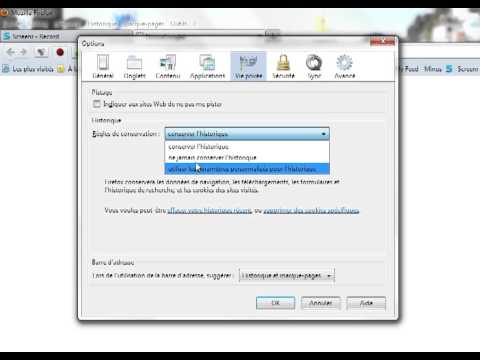 comment ouvrir l'historique sur mozilla