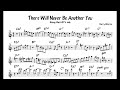 There Will Never Be Another You   Kenny Garrett transcription