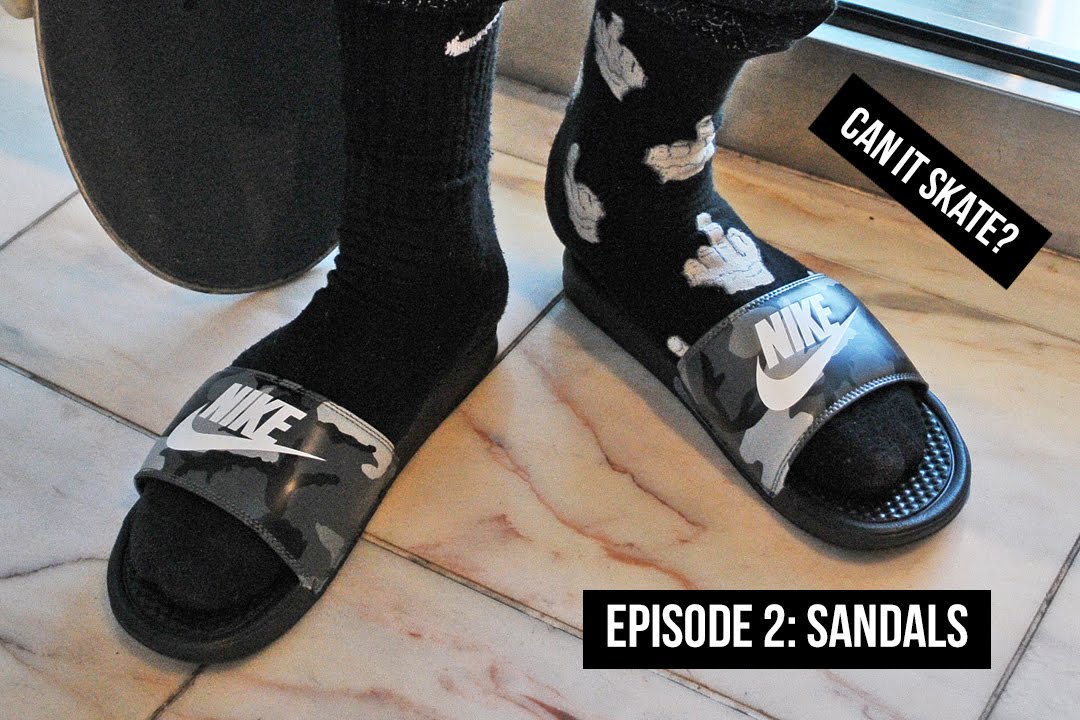 ¿Se puede patinar en chanclas Nike? - JENKEM Mag