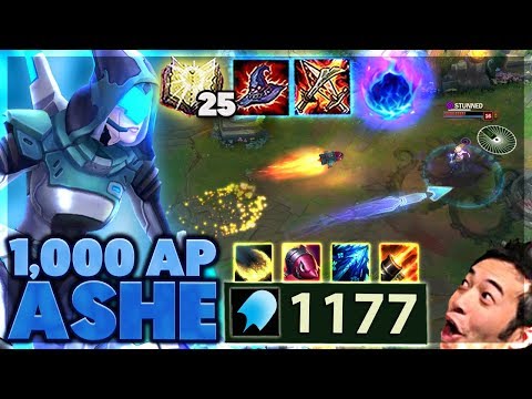 60% CDR ULTIMATE COOLDOWN | ACROSS THE MAP SNIPES | 1,000 AP ASHE - BunnyFuFuu