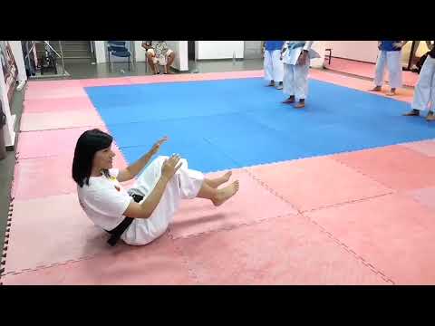 Milena Milačić - prvi dio priprema karate reprezentacije - Bar, avgust 2023