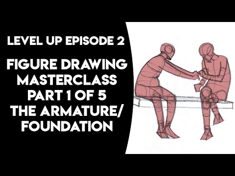 Figure Drawing Masterclass - Part 1 of 5 - The Armature and How to Start a Figure Drawing with It