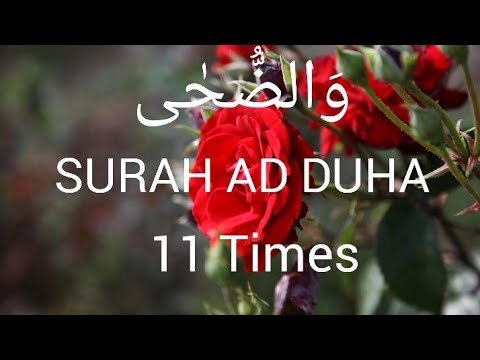 11 Times Surah Ad Duha وَالضُّحٰی Surah Duha Amazing Recitation Mishary Rashid Alafasy