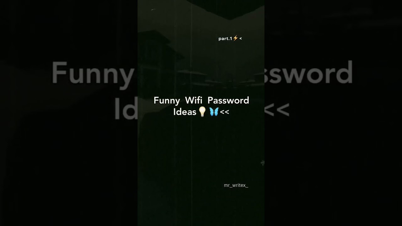funny wifi password names 🤭 #youtubeshorts #shorts