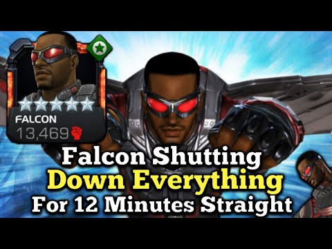 Falcon Shutting Down Everything For 12 Minutes Straight | Marvel Contest Of Champions