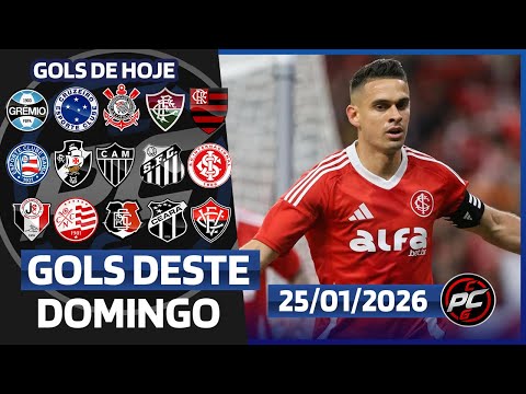 🥅  TODOS OS GOLS DESTE DOMINGO 25/01/2026 GOLS DOS ESTADUAIS , GOLS DE HOJE,GOLS DA RODADA(COMPLETO)