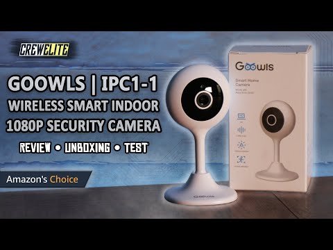 Goowls - Wireless Indoor 1080P Security Camera | With Motion Tracking & Night Vision [REVIEW]