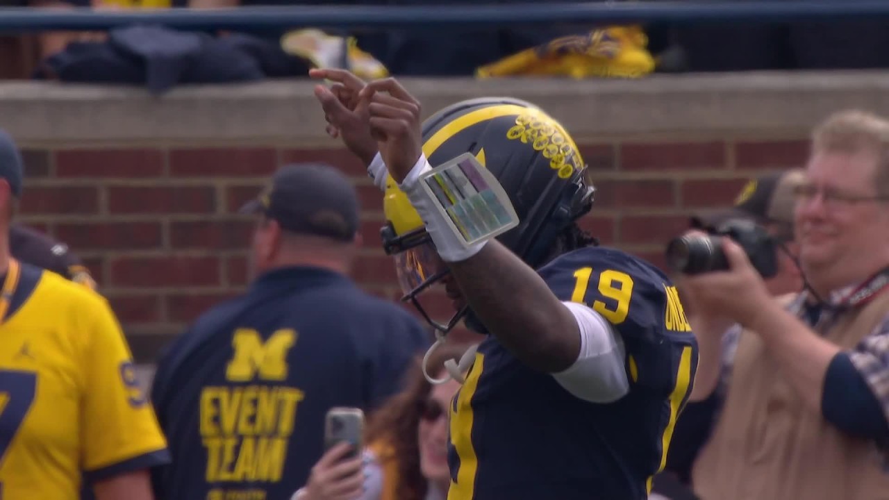 TOUCHDOWN JORDAN MARSHALL 🏈🔥 | Oklahoma Sooners 10-17 Michigan Wolverines | CFB