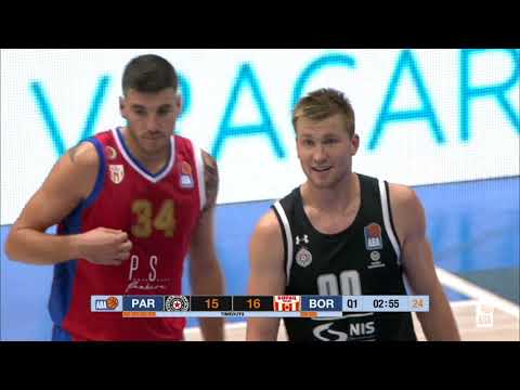 ABA Liga 2020/21, Round 1 match: Partizan NIS - Borac (3.10.2020)