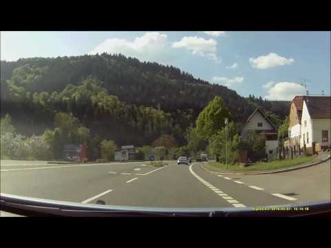 Ortsdurchfahrt im Neckartal/HD: Lindach (Ost rein, West raus)