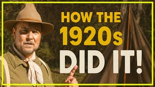 Staining & Waterproofing a 1920s Kephart George Tent – Classic Canvas the Old-School Way!