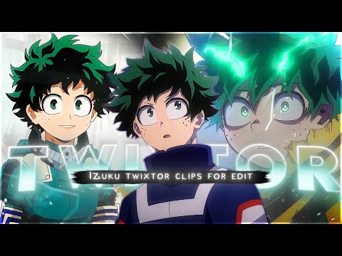 Izuku Midoriya Twixtor 4K | My Hero Academia clips | Deku Twixtor Pack