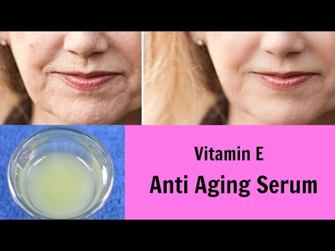 DIY Vitamin E Anti Aging Serum, Glowing, Wrinkle Free Skin, Blemishes, Fine lines Video