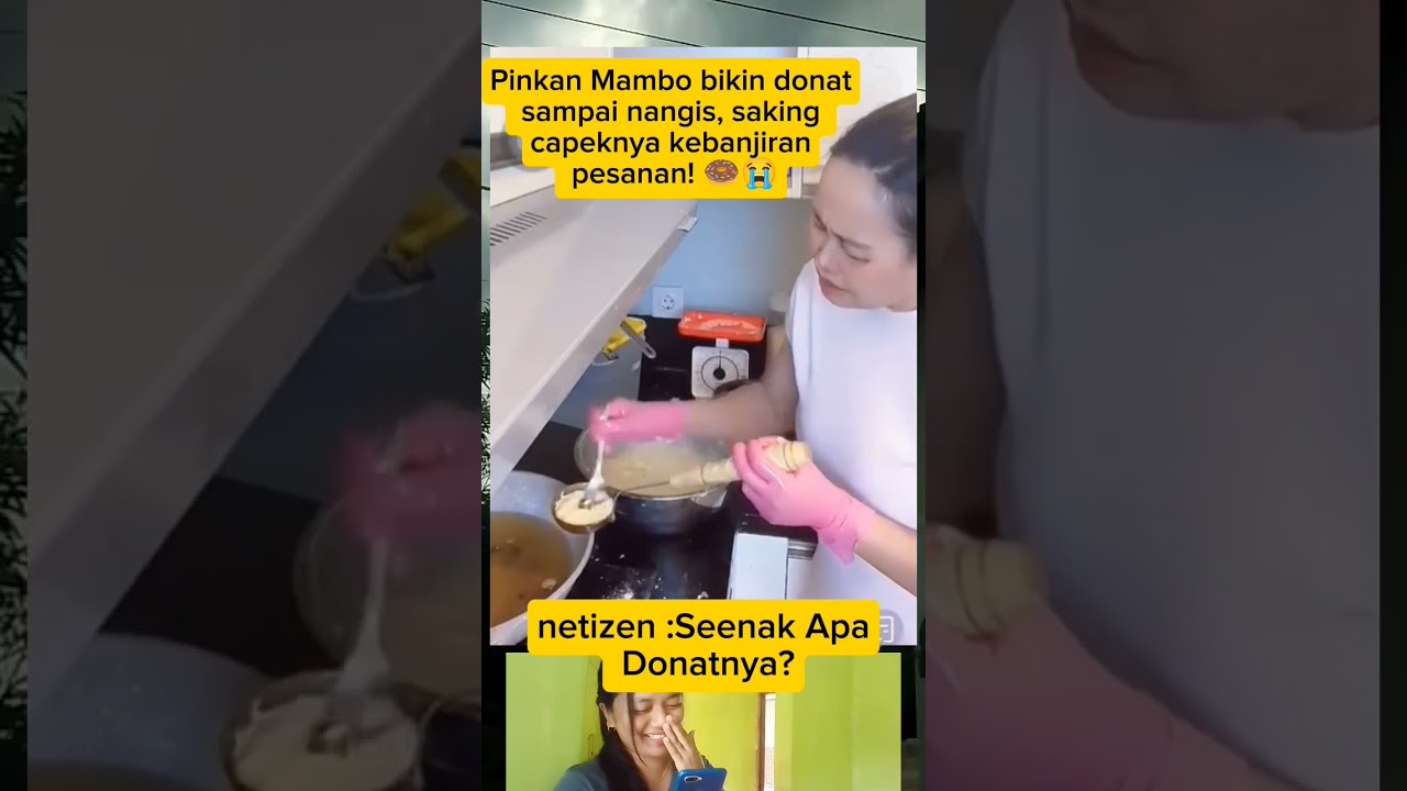 Bikin Donat Sampe Nangis, Pinkan Kewalahan #pinkanmambo