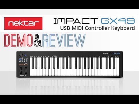 Обзор MIDI-клавиатуры Nektar Impact GX49