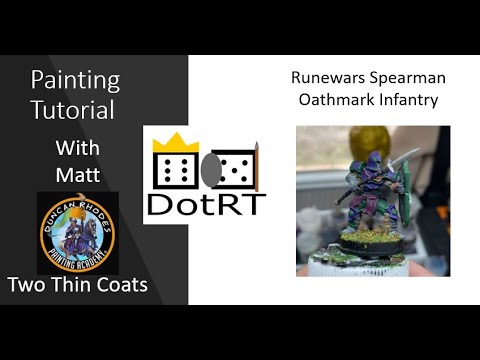 DotRT Painting Human Spearman