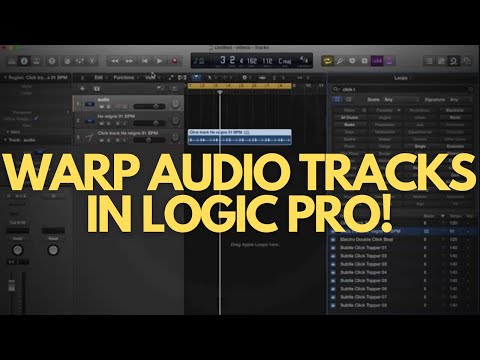 How to Speed up or Slow down Tracks in Logic Pro!