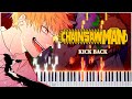 KICK BACK OP1 Chainsaw Man PIANO TUTORIAL