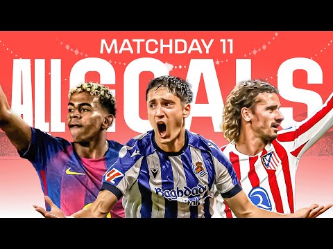 TODOS LOS GOLES de la JORNADA 11 LALIGA EA SPORTS 2025/26