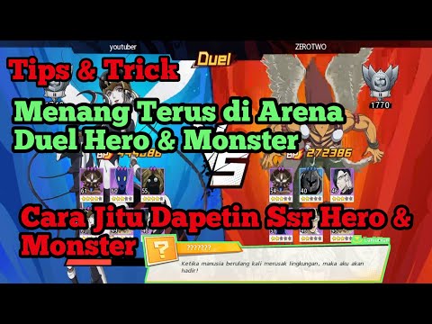 Tips & Trik Menang Terus Di Arena Duel// Plus Tips Gacha SSR