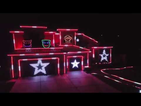 Richins Halloween Lights 2018 - The Greatest Show