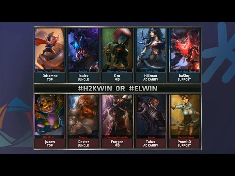 H2K vs EL Game 1 Highlights - H2K GAMING vs ELEMENTS - Week 2 EU LCS SUMMER 2015