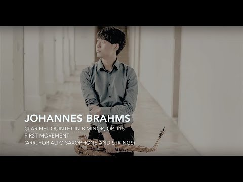 Johannes Brahms - Clarinet Quintet | Arr. for Alto Saxophone and Strings