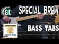 Bad Manners Special Brew Bass Cover With Tabs In The Video
