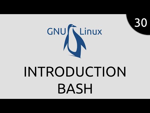 GNU Linux 30 introduction bash