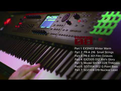 New Roland FANTOM-08 - Quick demo by gattobus