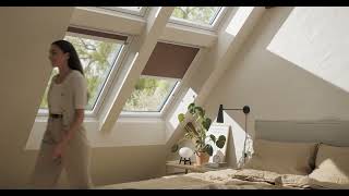 Bedrooms look amazing with VELUX Blinds
